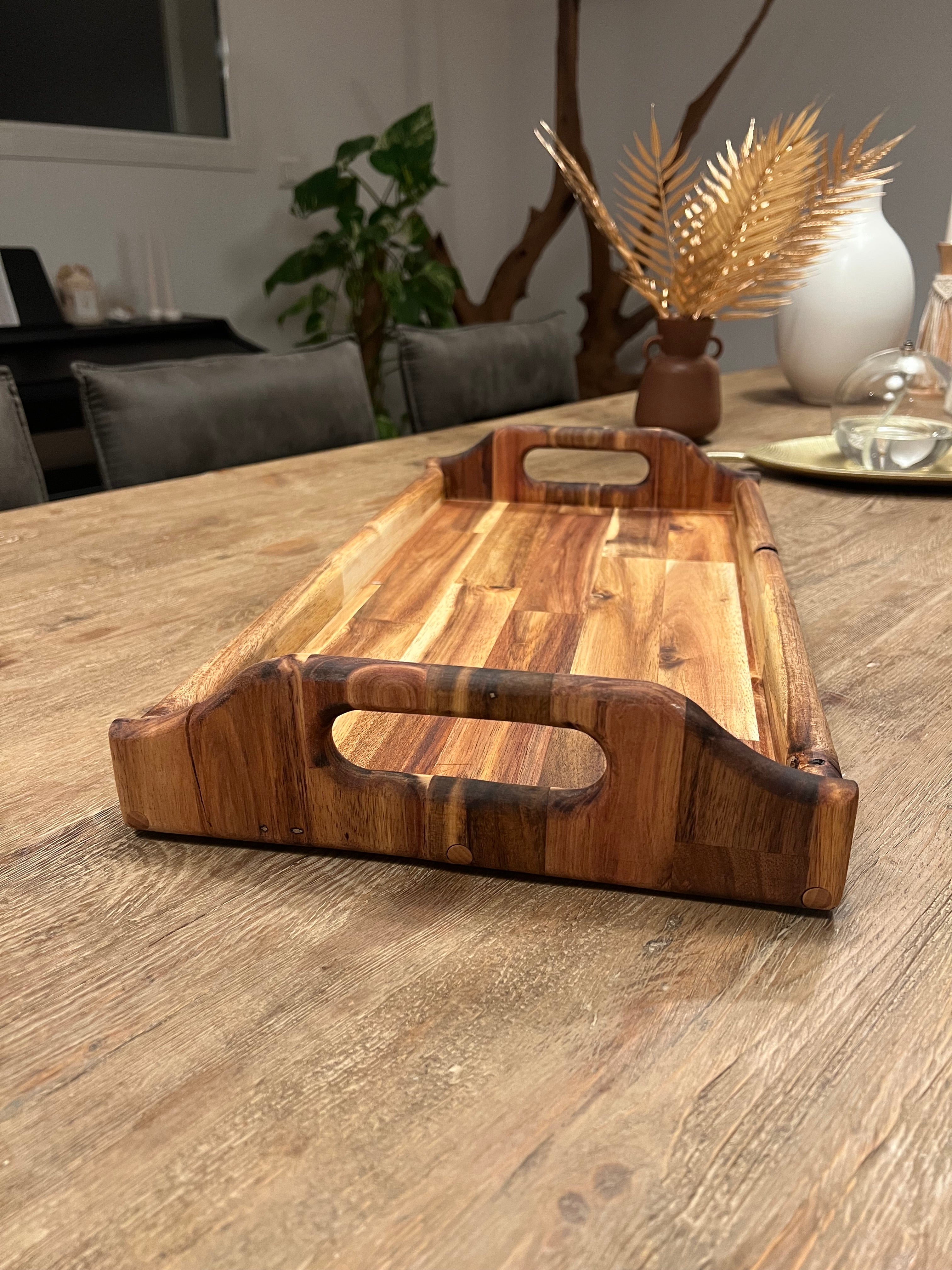 Plateau en bois d’acacia