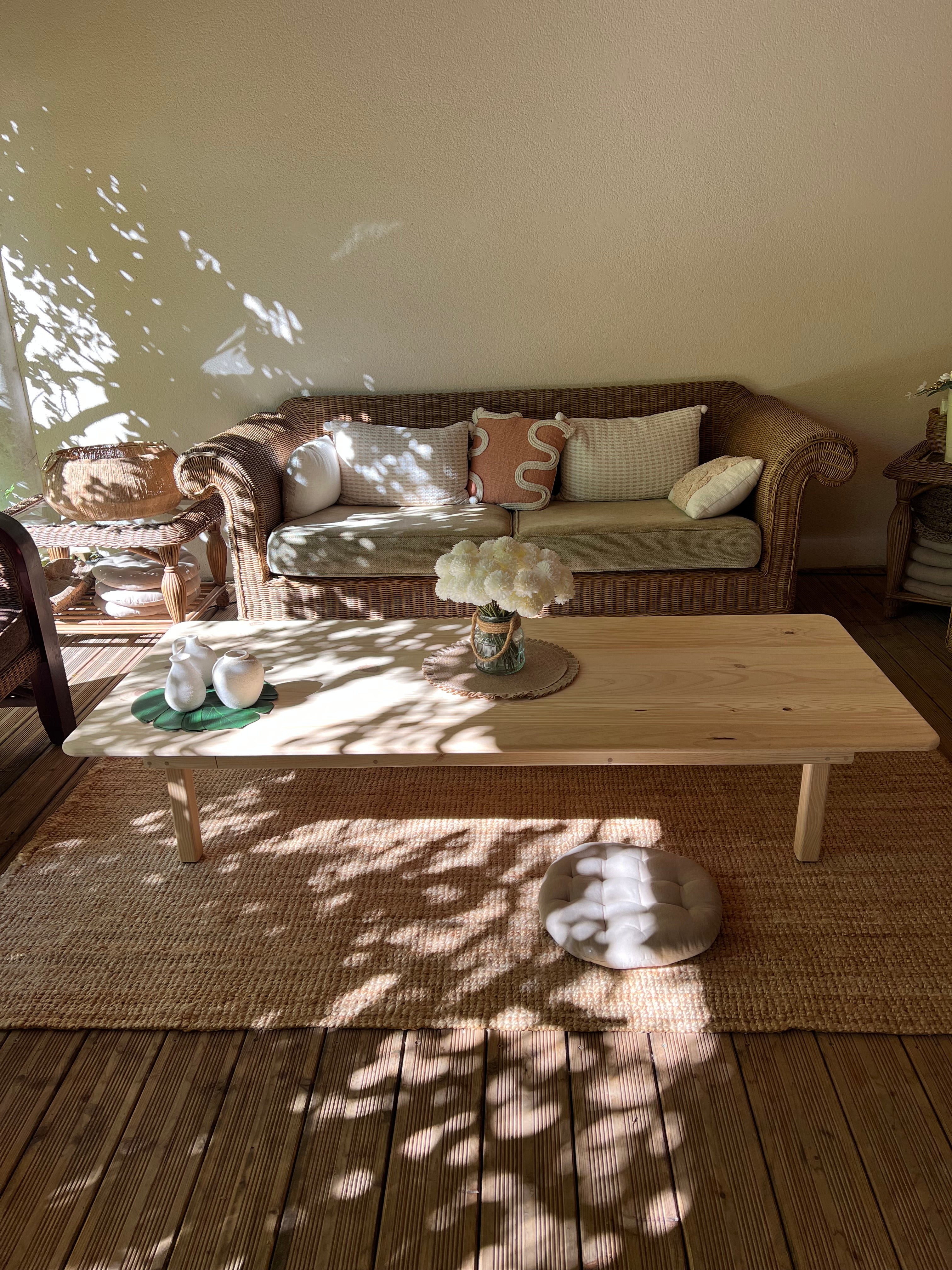 Table basse en bois massif Sen-Wood Atelier