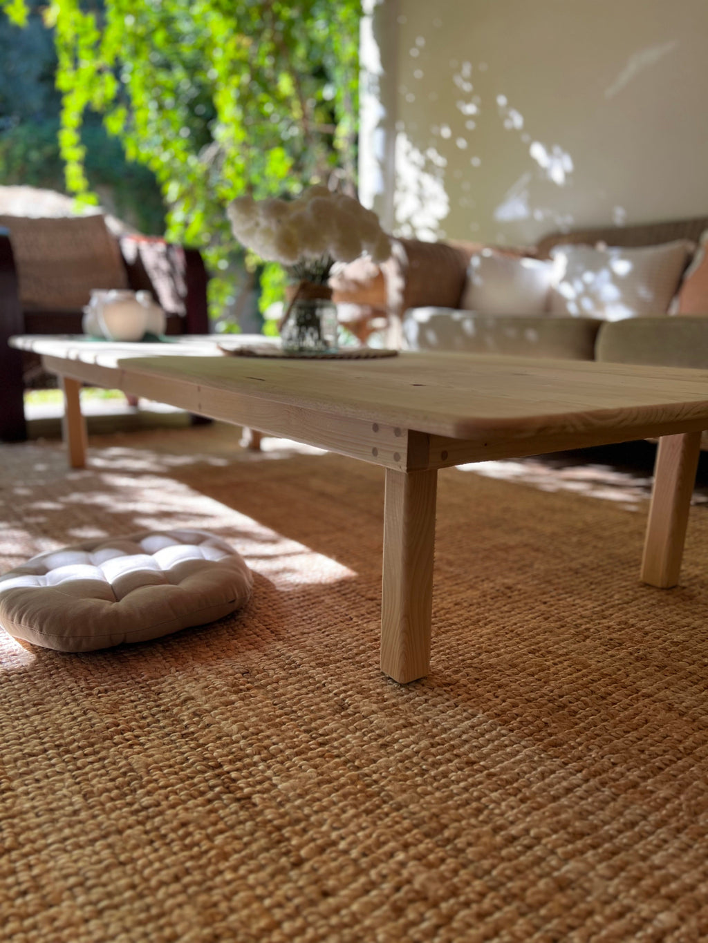 Table basse en bois massif Sen-Wood Atelier