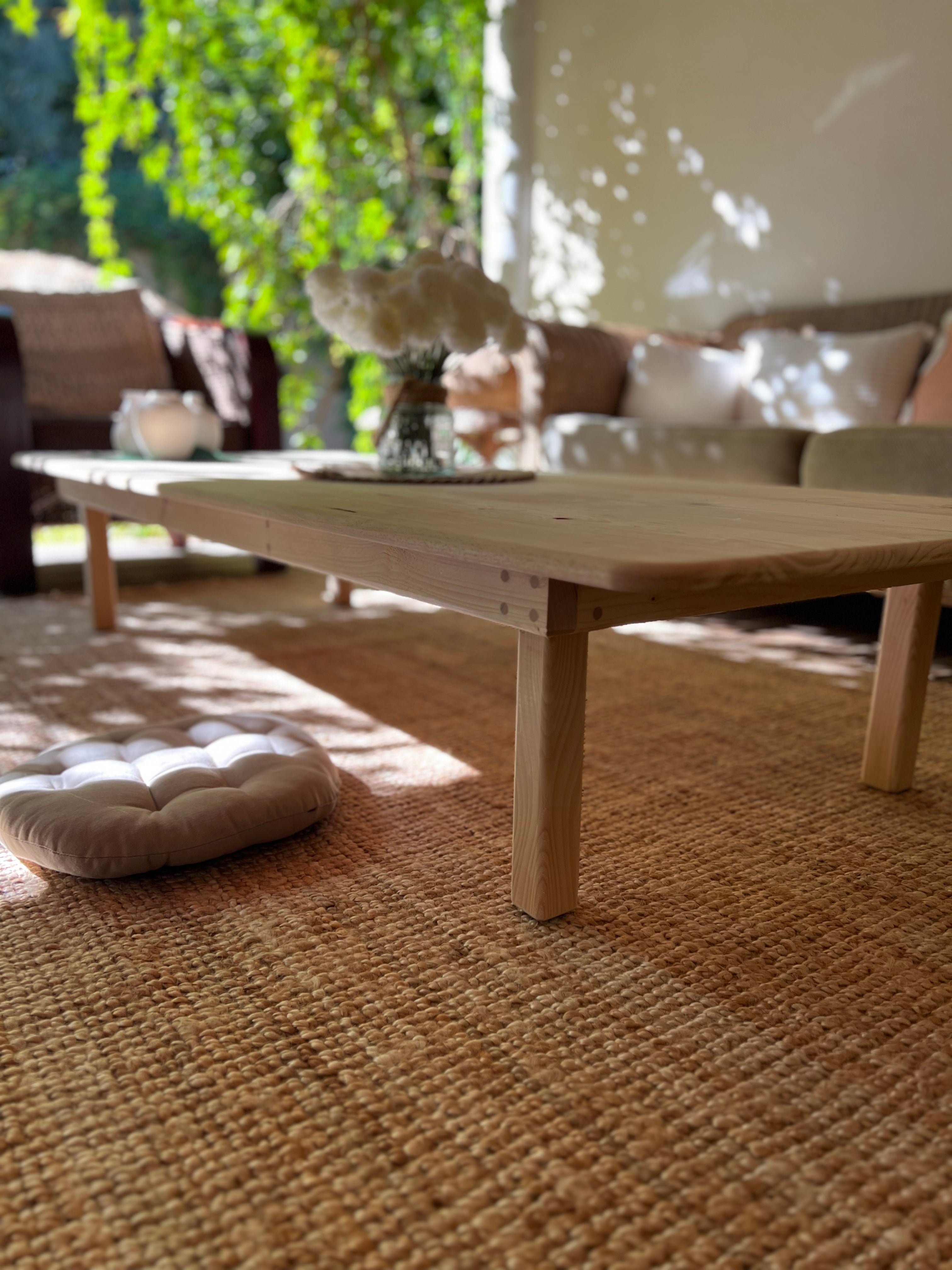 Table basse en bois massif Sen-Wood Atelier