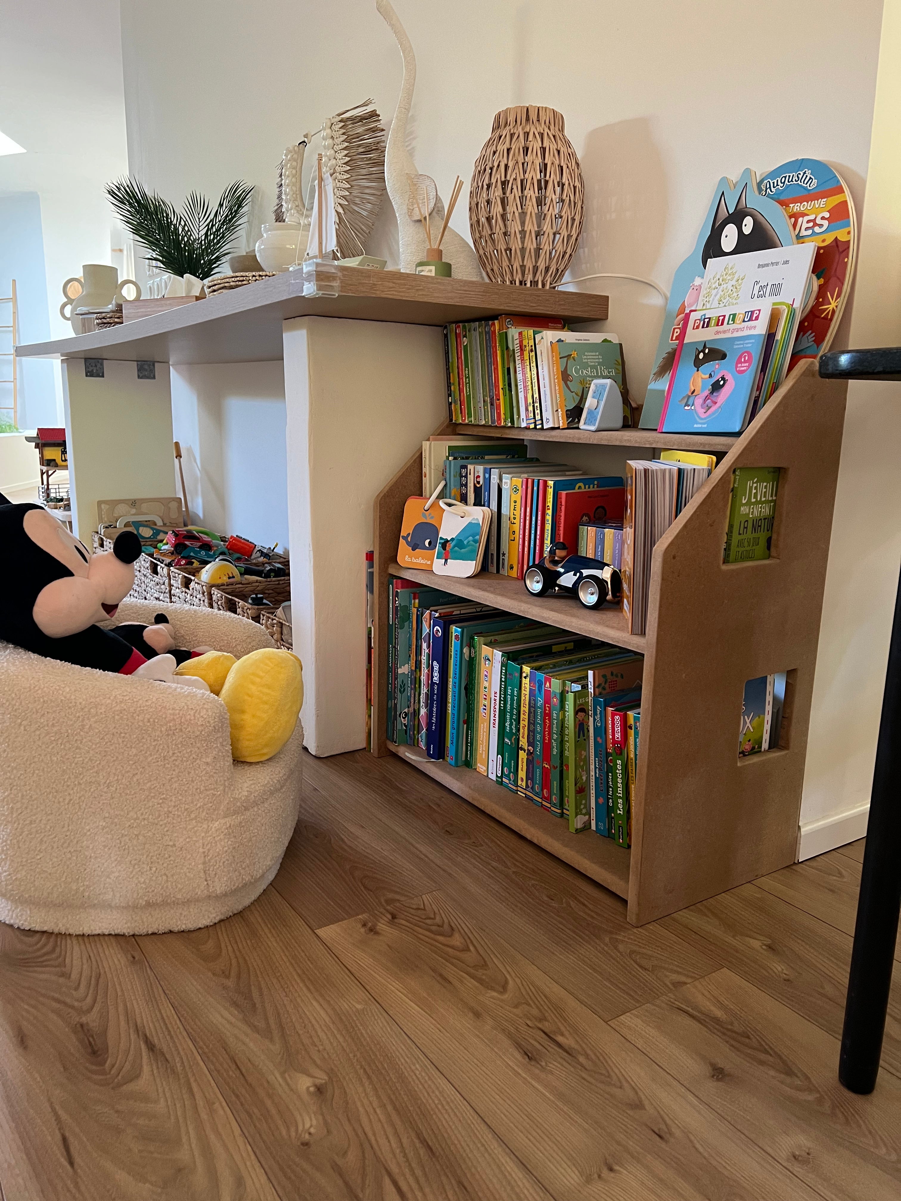 Bibliothèque enfant Sen-Wood Atelier