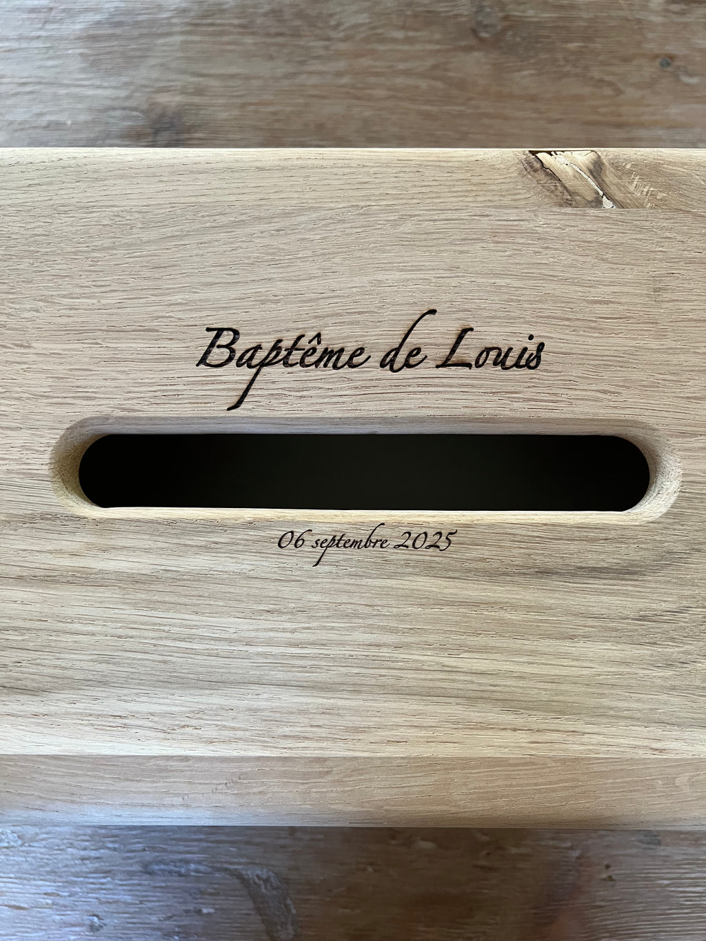 Boite en chêne massif Sen-Wood Atelier