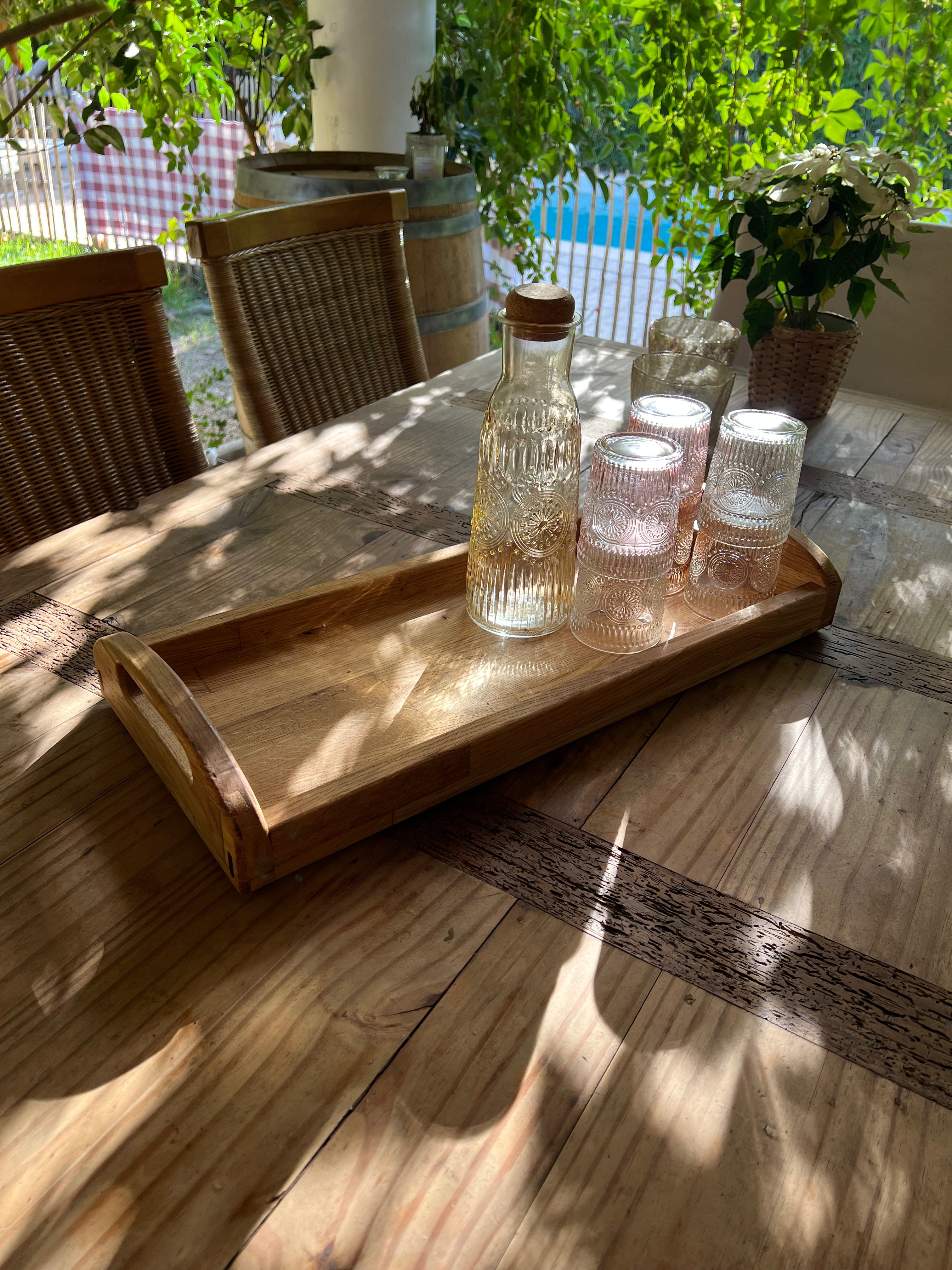 Plateau en chêne massif Sen-Wood Atelier