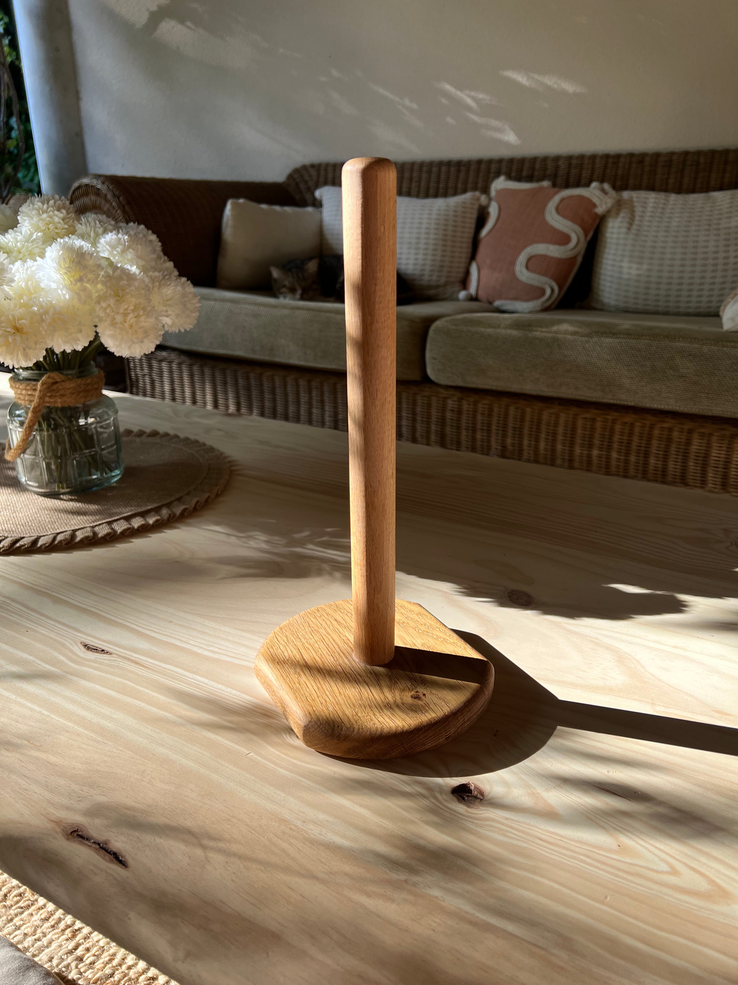 Porte-essuie-tout en bois massif Sen-Wood Atelier