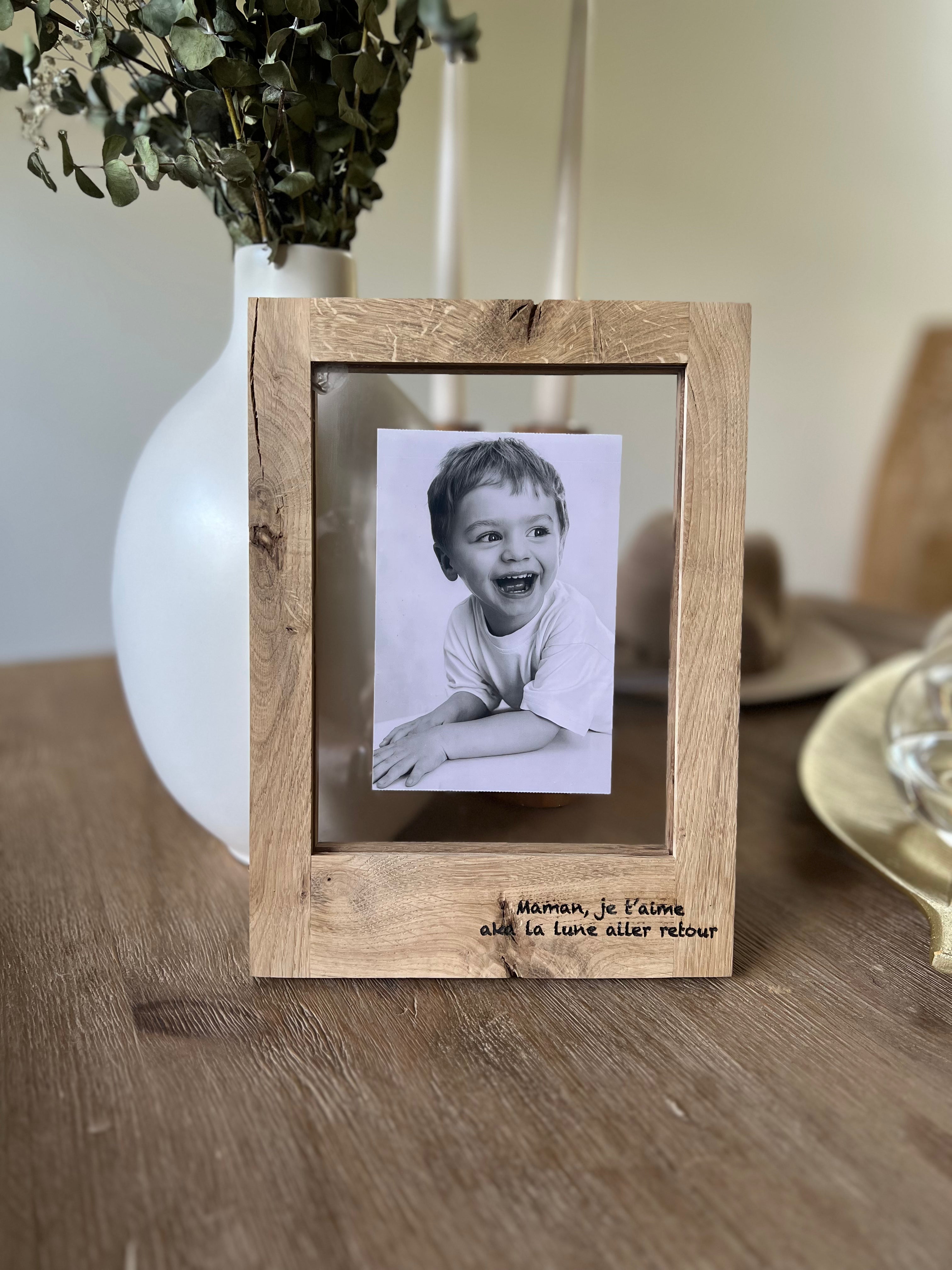 Cadre photo en chêne massif Sen-Wood Atelier