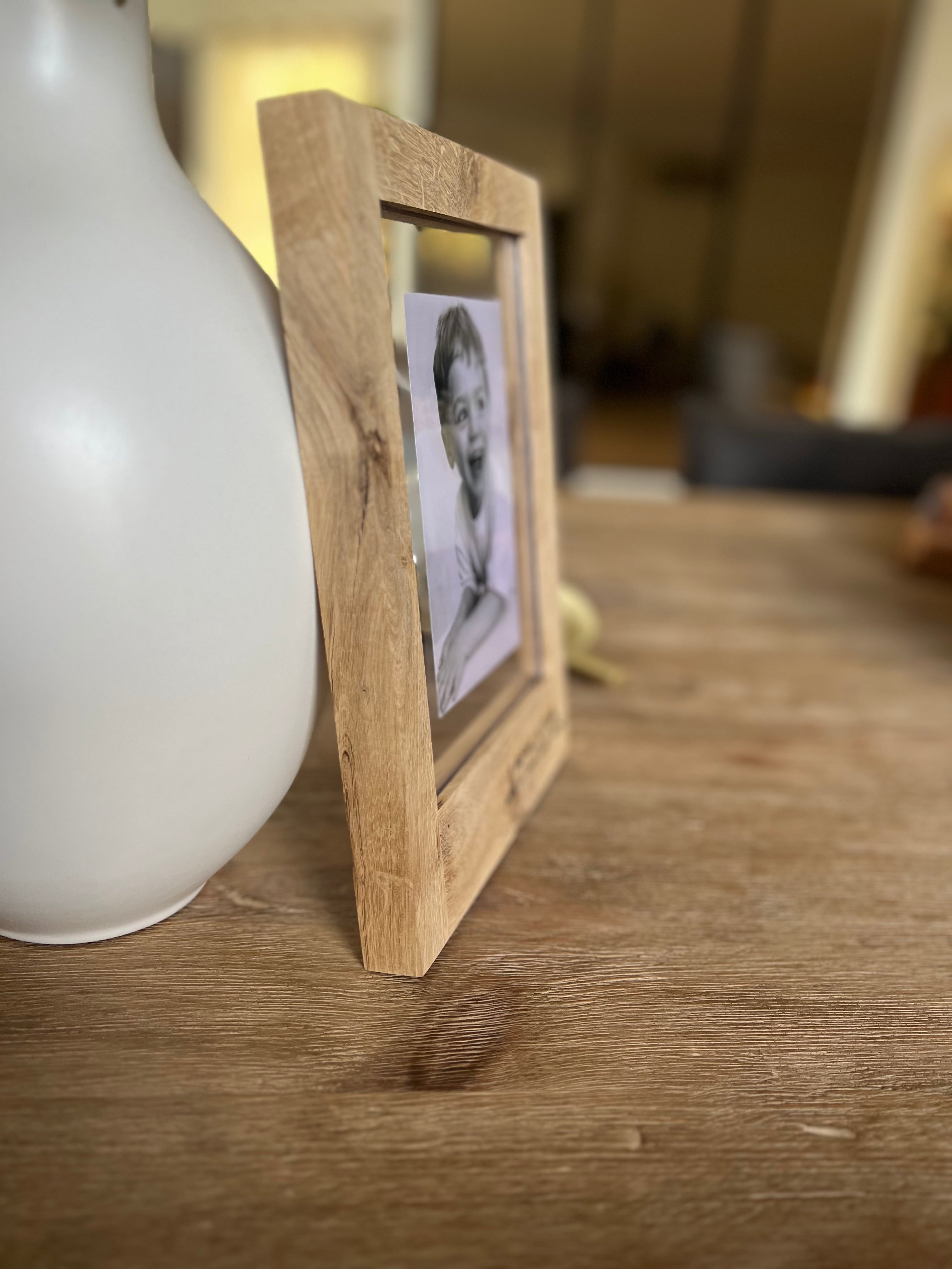 Cadre photo en chêne massif Sen-Wood Atelier